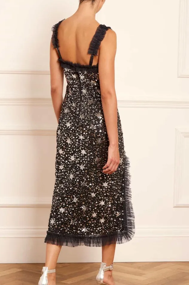 Needle and Thread Dresses Shooting Stars Cami Ballerina Dress Black 8211 Women