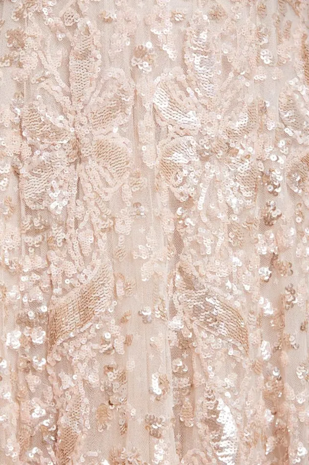 Needle and Thread Dresses Trailing Bow Gown Champagne 8211 Women