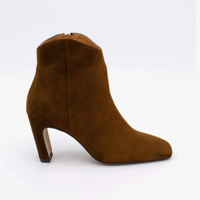 ngel Alarcn Boots And Booties Woman DRACO 8211 Split Leather Cowboy Ankle Boots