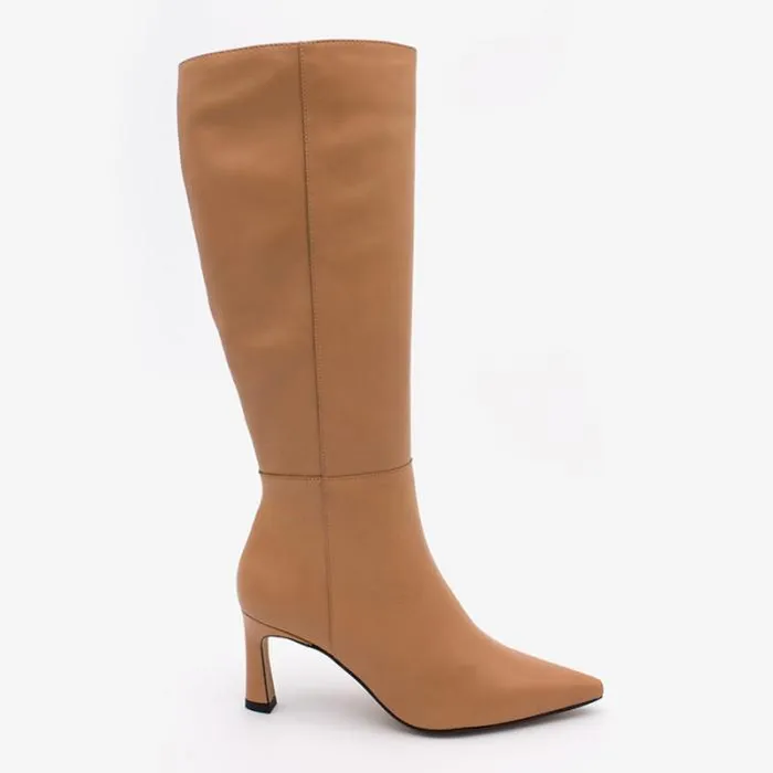 ngel Alarcn Boots Woman DEKA 8211 Leather Heeled Pointed Toe Boots