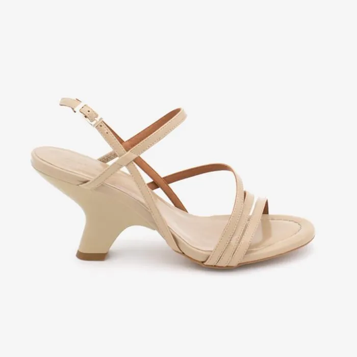 ngel Alarcn Sandals Woman KARAN 8211 Shiny Leather Slingback Strappy Sandal
