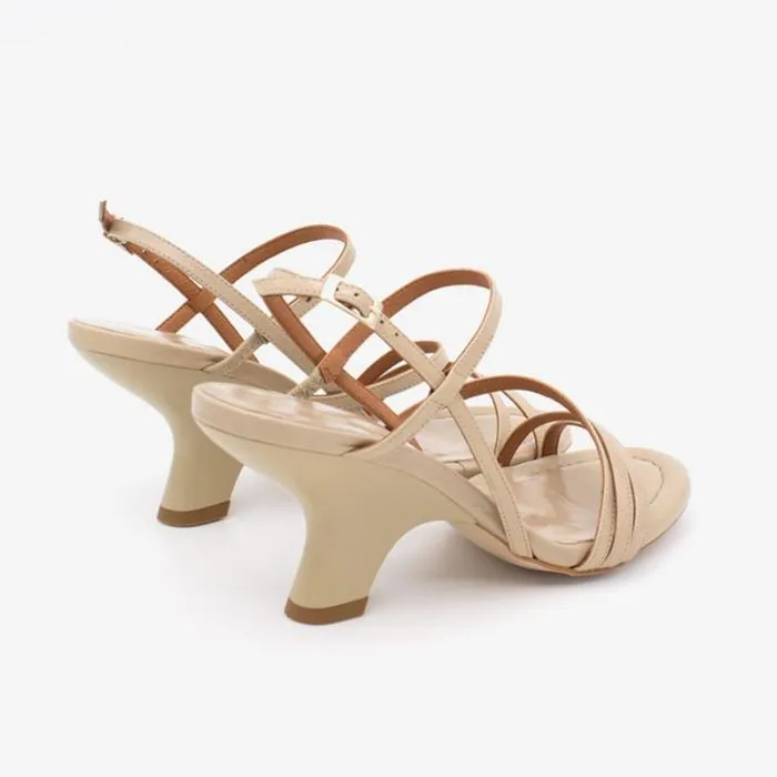 ngel Alarcn Sandals Woman KARAN 8211 Shiny Leather Slingback Strappy Sandal