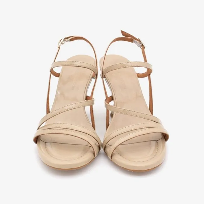 ngel Alarcn Sandals Woman KARAN 8211 Shiny Leather Slingback Strappy Sandal