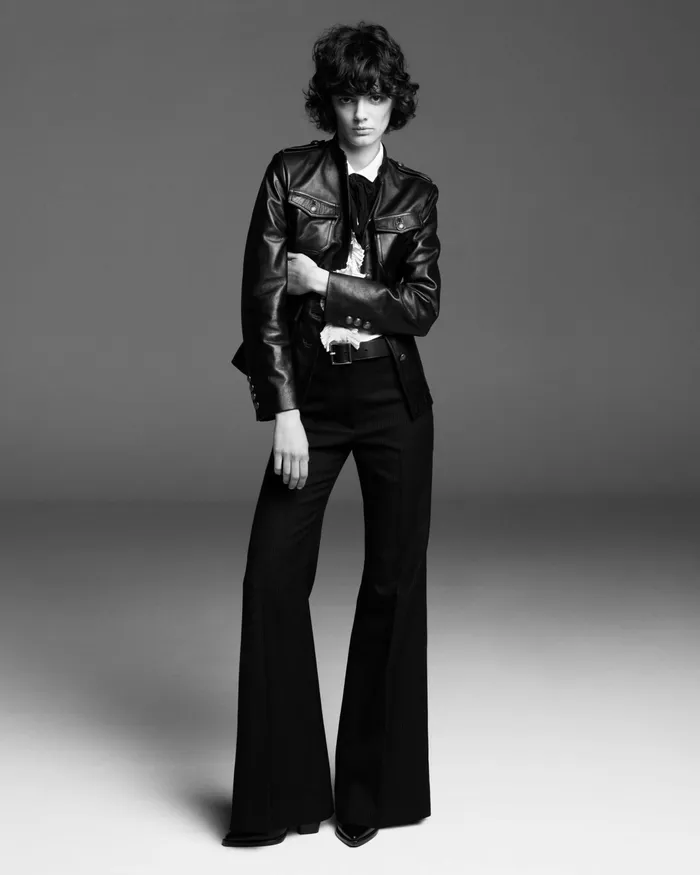 Nili Lotan GERALDINE LEATHER JACKET Black Women Coats and Outerwear
