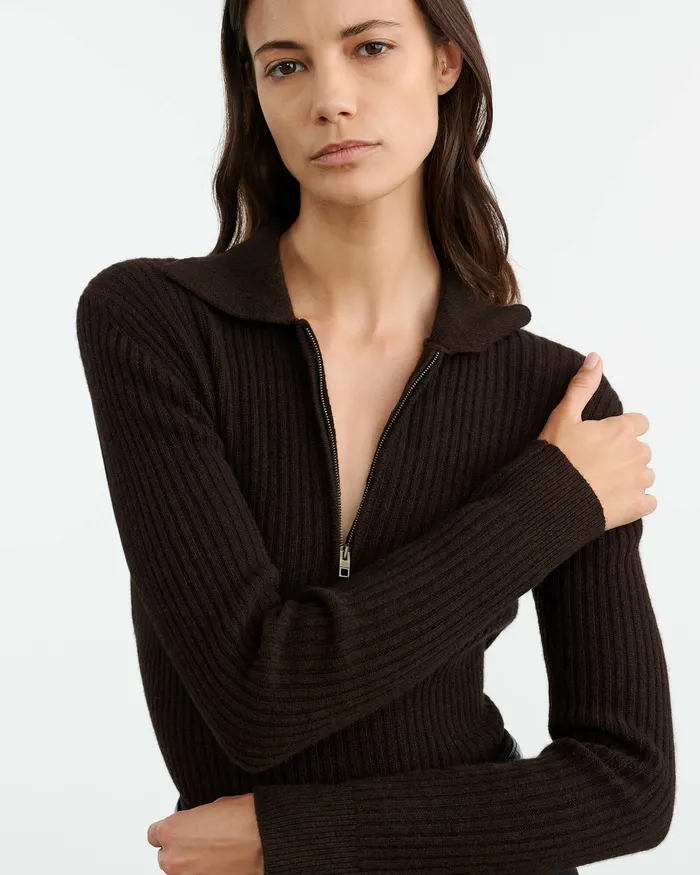 Nili Lotan Knits and Sweaters Women BRAXTON SWEATER Dark Brown
