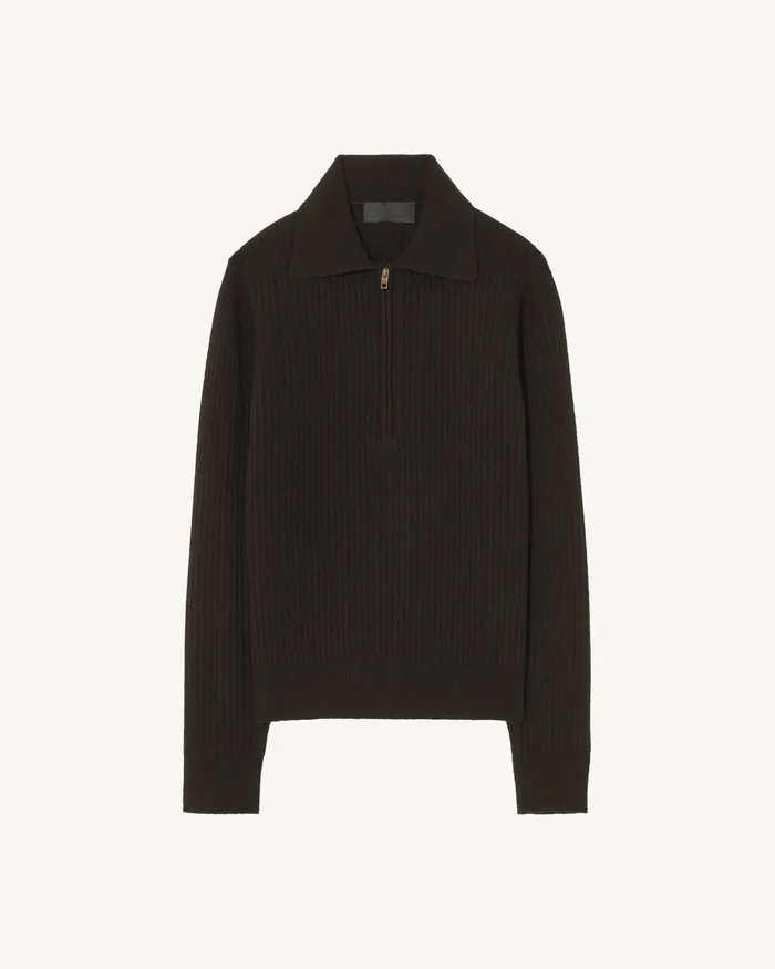 Nili Lotan Knits and Sweaters Women BRAXTON SWEATER Dark Brown