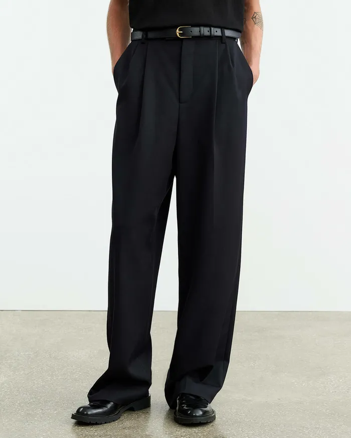 Nili Lotan Pants and Shorts Men EMMETT PANT Midnight