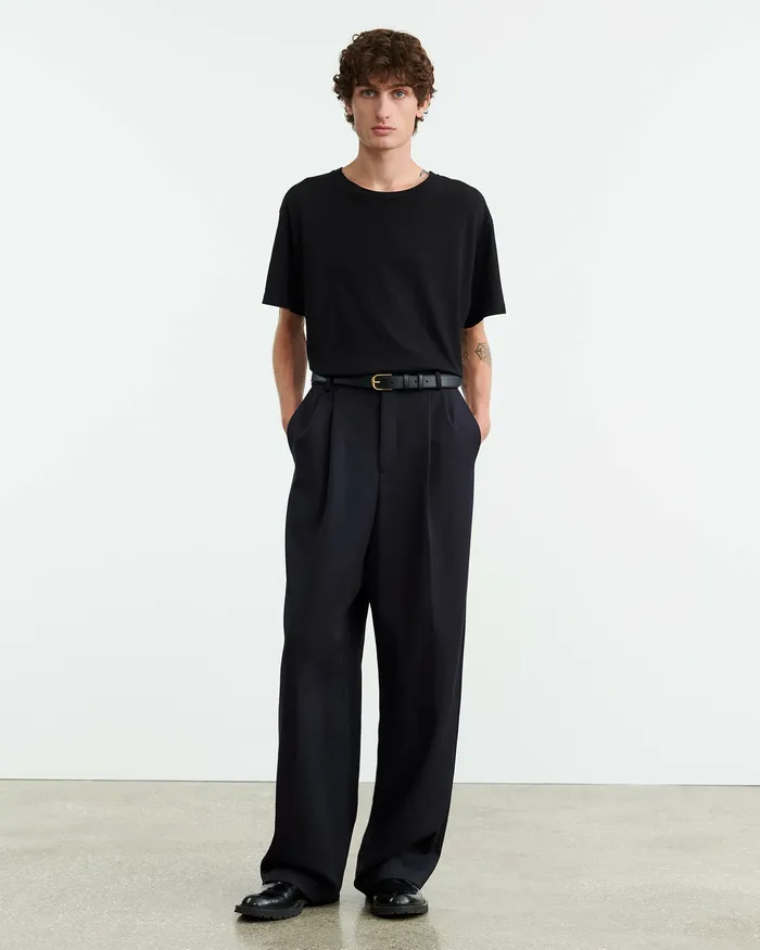 Nili Lotan Pants and Shorts Men EMMETT PANT Midnight