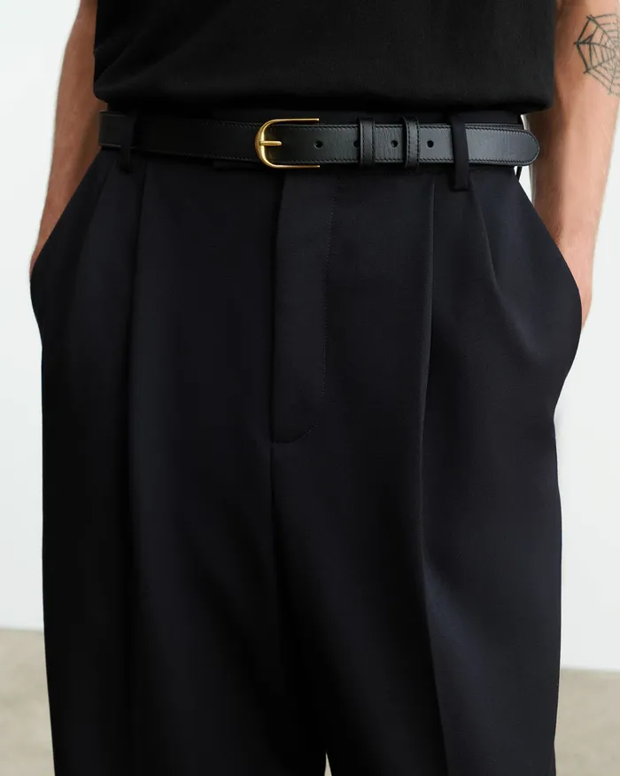 Nili Lotan Pants and Shorts Men EMMETT PANT Midnight