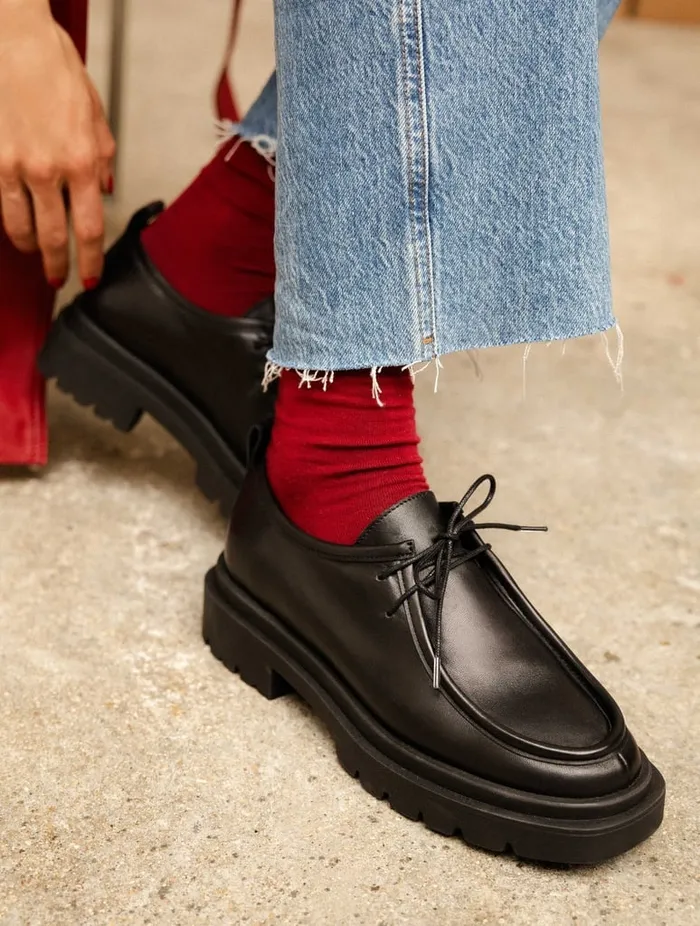 Noreen Passion Black Women Bobbies Loafers and Derbies Noreen Passion Black Women Bobbies Loafers and Derbies