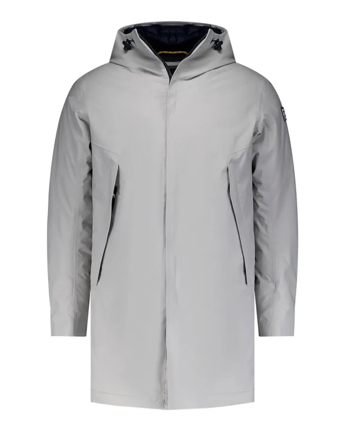 NZA New Zealand Auckland Jackets Light Grey Parka Jacket 8211 Birch Grey Melange 8211 Men NZA New Zealand Auckland Jackets Light Grey Parka Jacket 8211 Birch Grey Melange 8211 Men