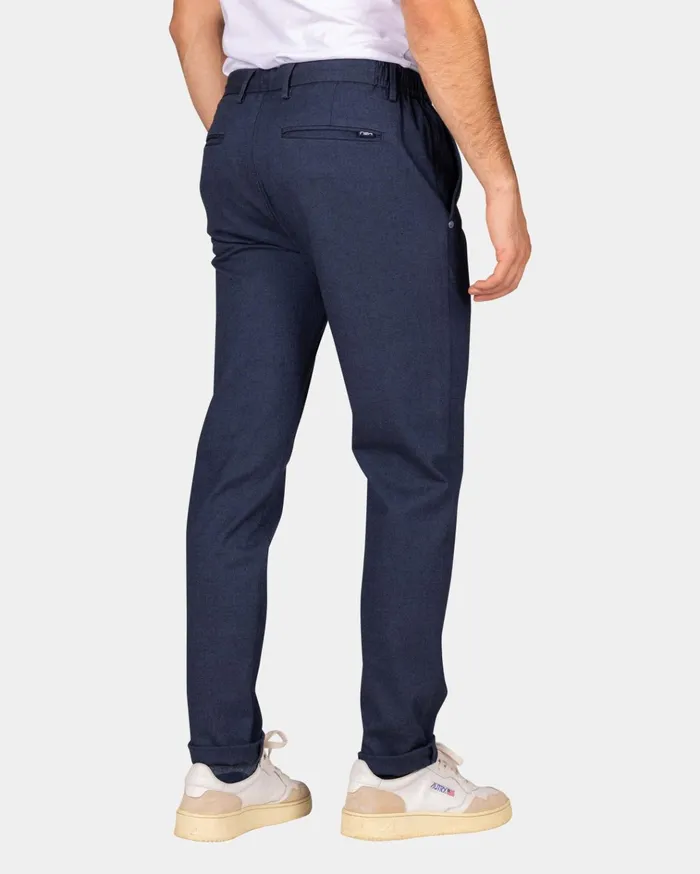 NZA New Zealand Auckland Trousers Dark Blue Wool Look Pants 8211 Autumn Navy 8211 Men
