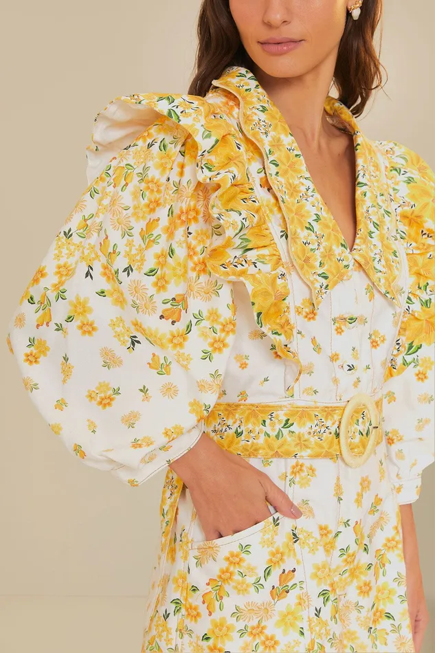 OffWhite Azaleia Lapel Romper Women Farm Rio Rompers