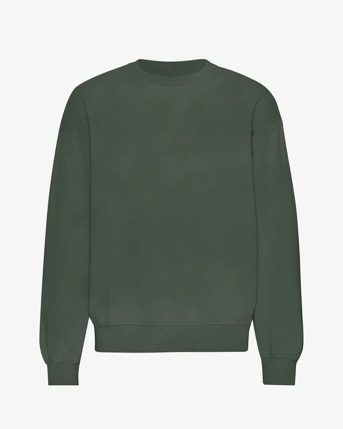 Organic Oversized Crew 8211 Midnight Forest Men Crewneck Sweatshirts Colorfulstandard