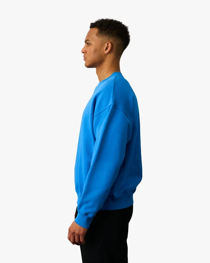 Organic Oversized Crew 8211 Midnight Forest Men Crewneck Sweatshirts Colorfulstandard