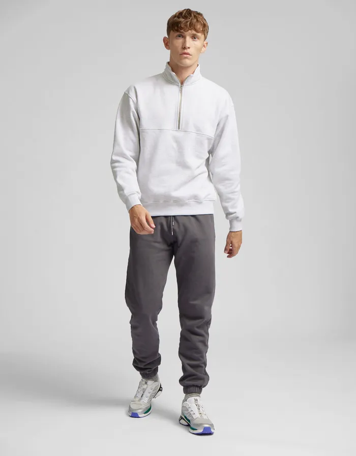 Organic Quarter Zip 8211 Soft Yellow Quarter Zips Colorfulstandard Men