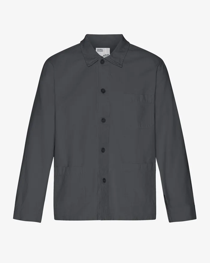 Organic Workwear Jacket 8211 Lava Grey Men Workwear Jackets Colorfulstandard