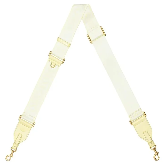 Oroton Bag Straps Fife Webbing Strap Lemon Butter 8211 Accessories