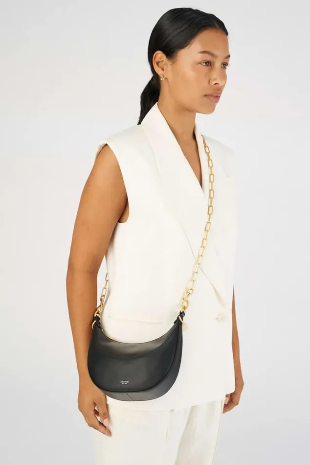 Oroton Bag Straps Isla Long Chain Strap Brass 8211 Accessories
