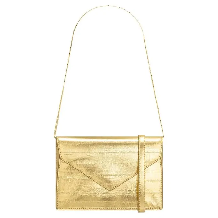 Oroton Clutches Mia Texture Clutch Gold Metallic 8211 Women
