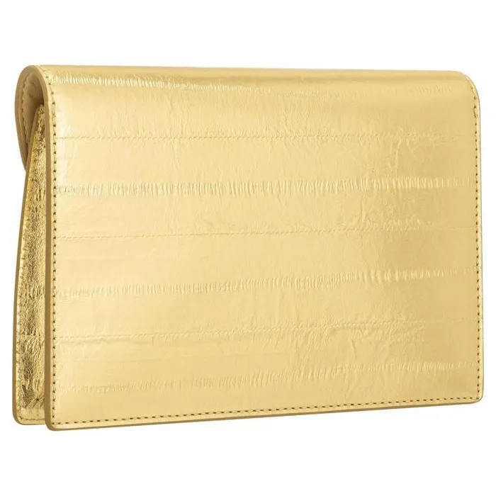 Oroton Clutches Mia Texture Clutch Gold Metallic 8211 Women