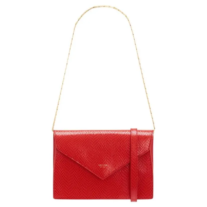 Oroton Clutches Mia Texture Clutch True Red 8211 Women