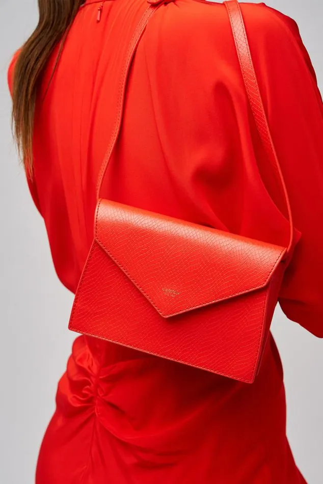 Oroton Clutches Mia Texture Clutch True Red 8211 Women