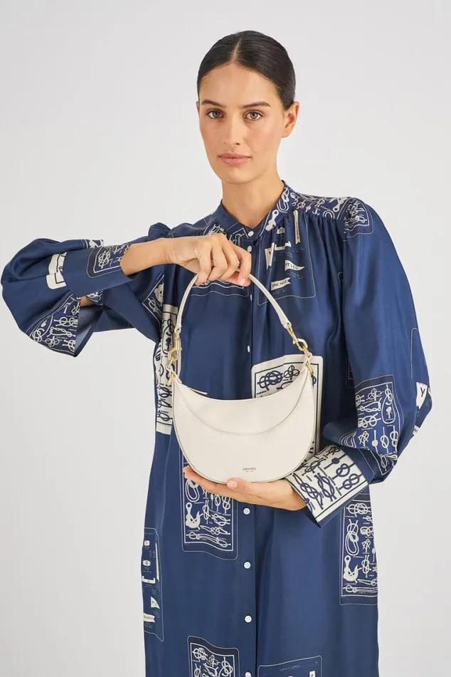 Oroton Crossbody Florence Small Shoulder Bag Clotted Cream 8211 Women
