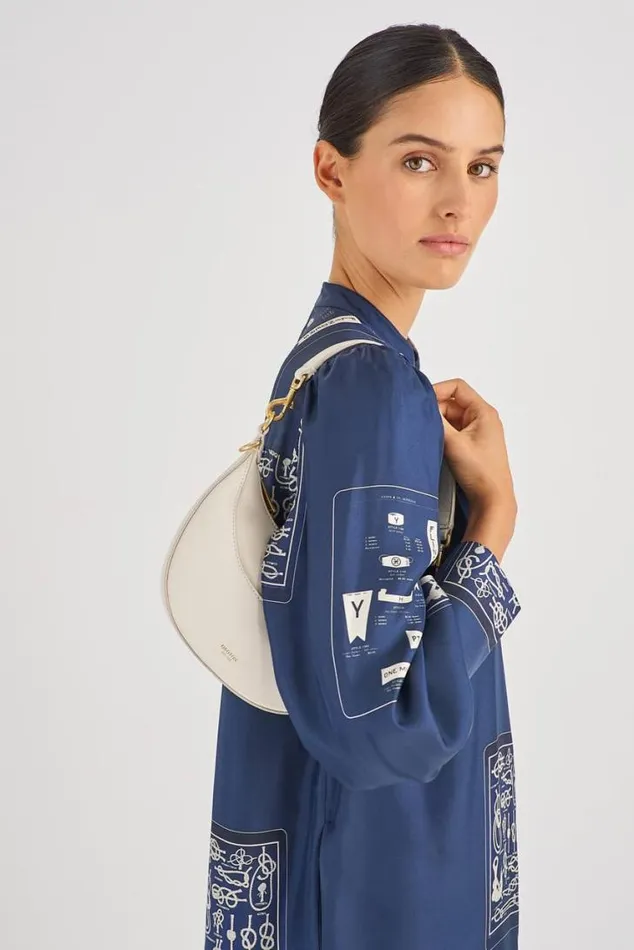 Oroton Crossbody Florence Small Shoulder Bag Clotted Cream 8211 Women