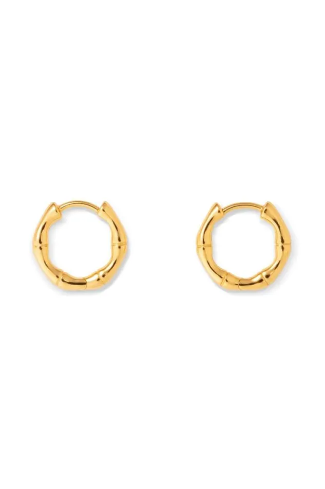 Oroton Earrings Fife Huggies 18k Gold 8211 Jewellery