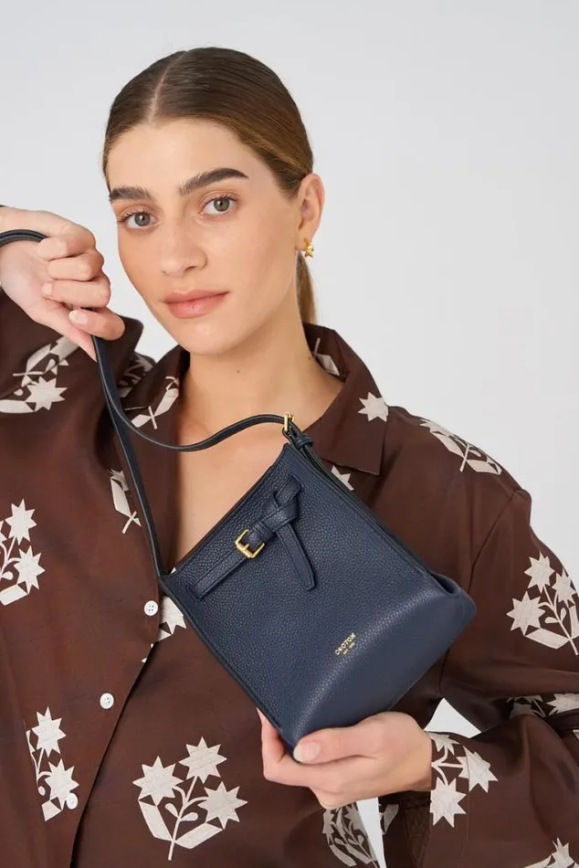 Oroton Mini Bags Margot Tiny Bucket Bag North Sea 8211 Women