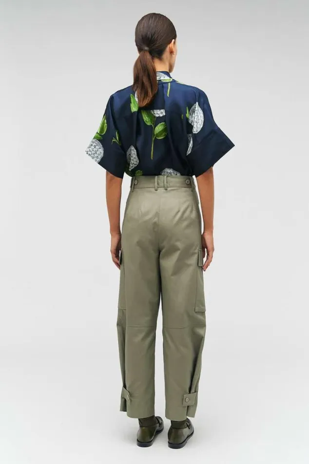 Oroton Pants Cargo Pant Sage 8211 Women