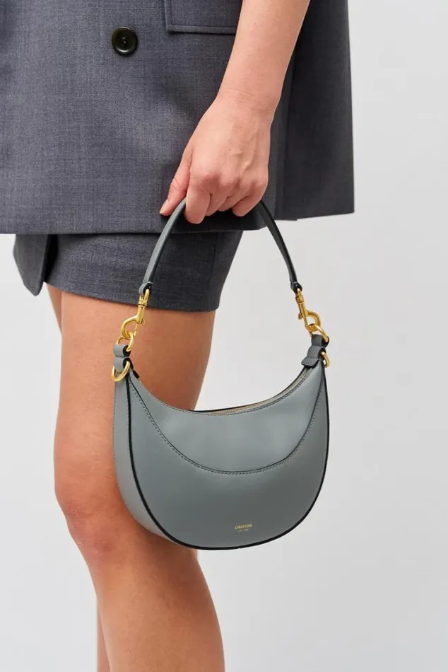 Oroton Sets Florence Small Shoulder Bag Grey Flannel 8211 Women
