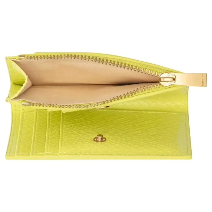 Oroton Wallets Mia Texture 10 Credit Card Mini Zip Wallet Sicily Yellow 8211 Accessories
