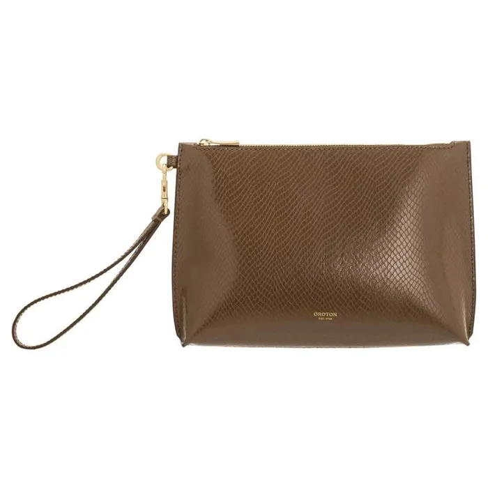 Oroton Wallets Mia Texture Pouch Wicker 8211 Accessories