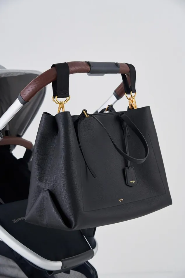 Oroton Work Margot Baby Bag and Mat Black 8211 Women