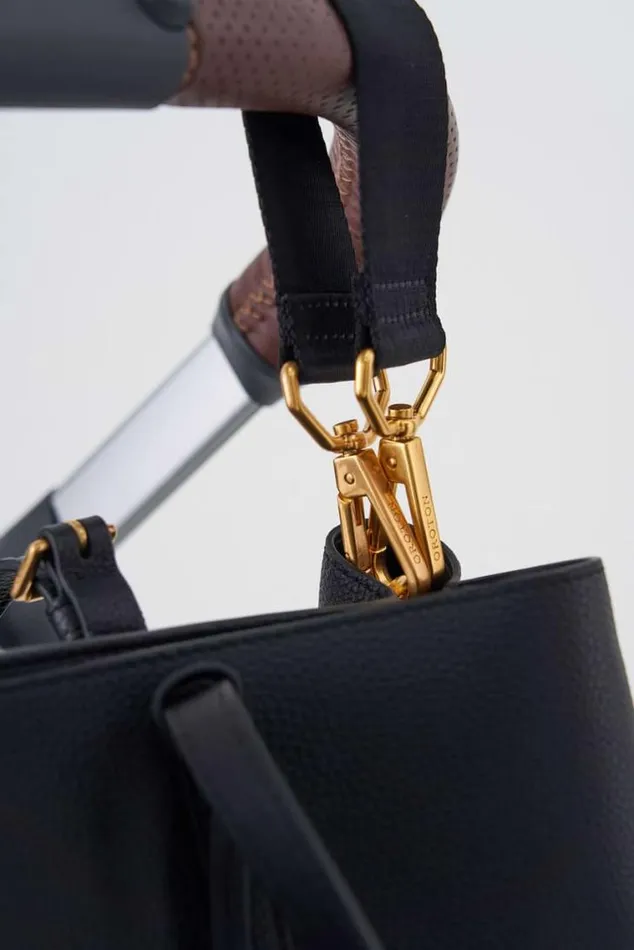 Oroton Work Margot Baby Bag and Mat Black 8211 Women