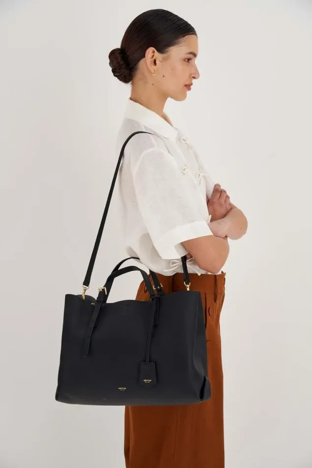 Oroton Work Margot Large Day Bag Black 8211 Women