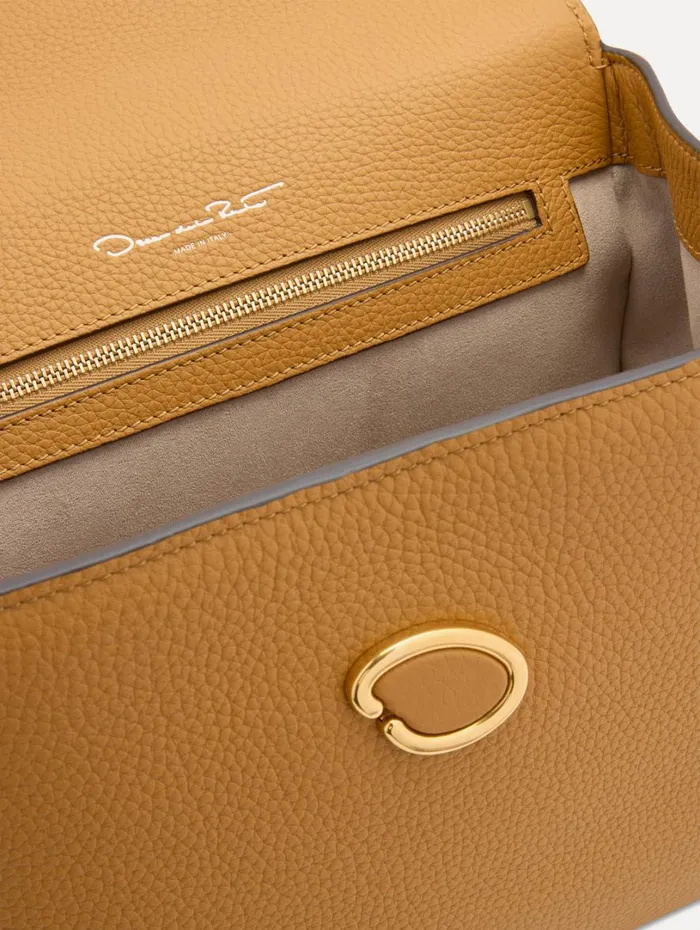 Oscar De La Renta The Poppy Honey Women Handbags