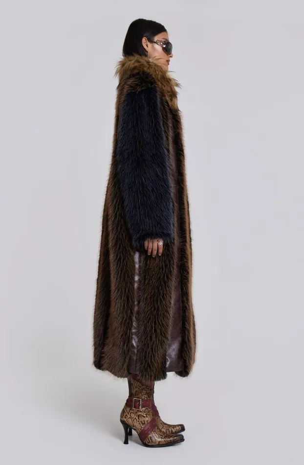 Outerwear Women Jaded London Agyness Faux Fur Coat