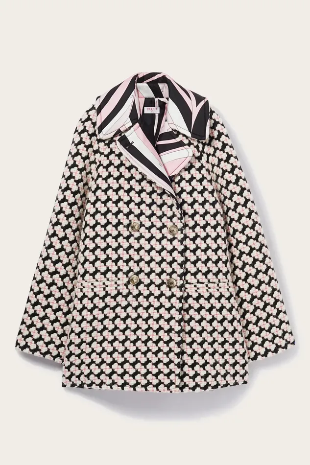 Outerwear Women PUCCI IridePrint Tweed Coat
