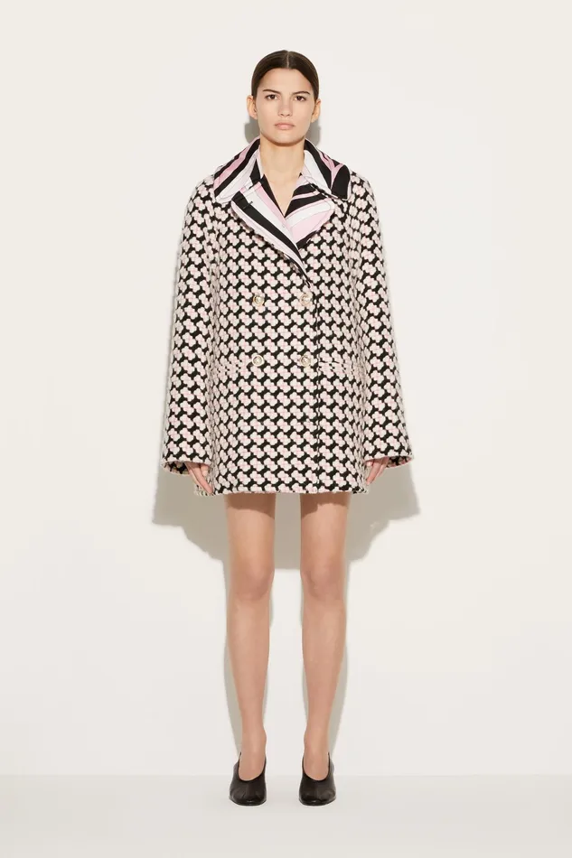Outerwear Women PUCCI IridePrint Tweed Coat