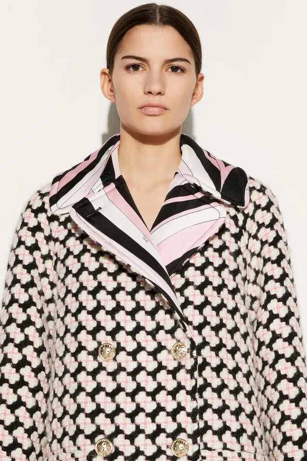 Outerwear Women PUCCI IridePrint Tweed Coat