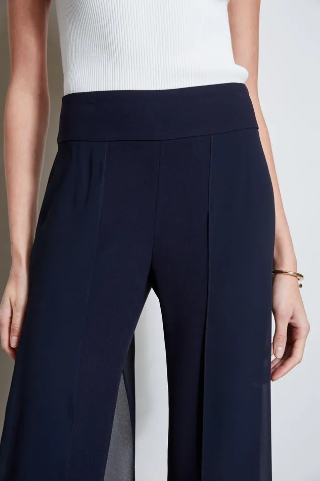 Outlet 8211 Women Bottoms Elie Tahari Chiffon Panel Pant Stargazer