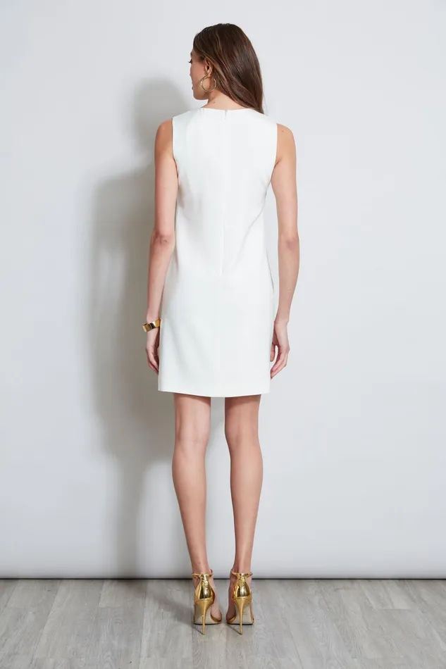 Outlet 8211 Women Dresses and Jumpsuits Elie Tahari Digital Floral Shift Dress Foam Multi