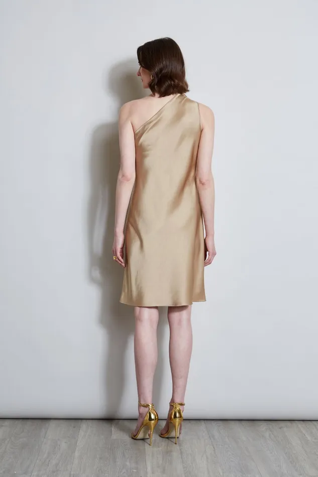 Outlet 8211 Women Dresses and Jumpsuits Elie Tahari Satin Scarf Dress Sandcastle