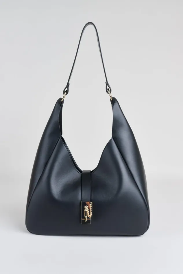Outlet 8211 Women Handbags Elie Tahari Nappa Leather Hobo Bag Black