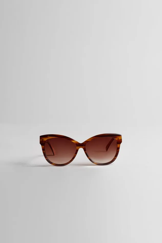 Outlet 8211 Women Sunglasses Elie Tahari Cat Eye Acetate Sunglasses Blonde Horn Cream
