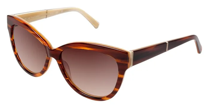 Outlet 8211 Women Sunglasses Elie Tahari Cat Eye Acetate Sunglasses Blonde Horn Cream