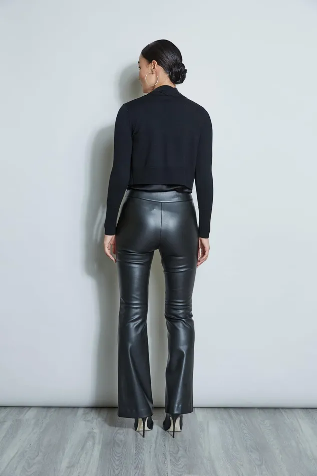 Outlet 8211 Women Tops Elie Tahari Cropped Cable Cardigan Black
